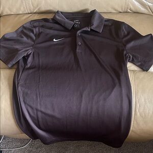 Nike Men's Dark Brown golf Polo Shirt small